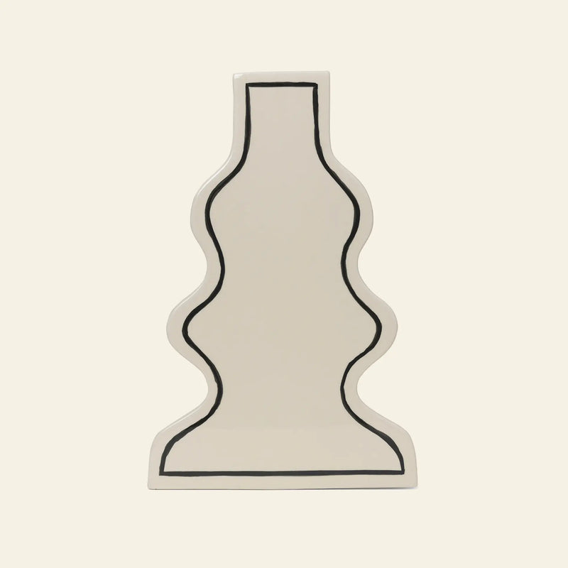 ferm LIVING Paste Vase, Curvy