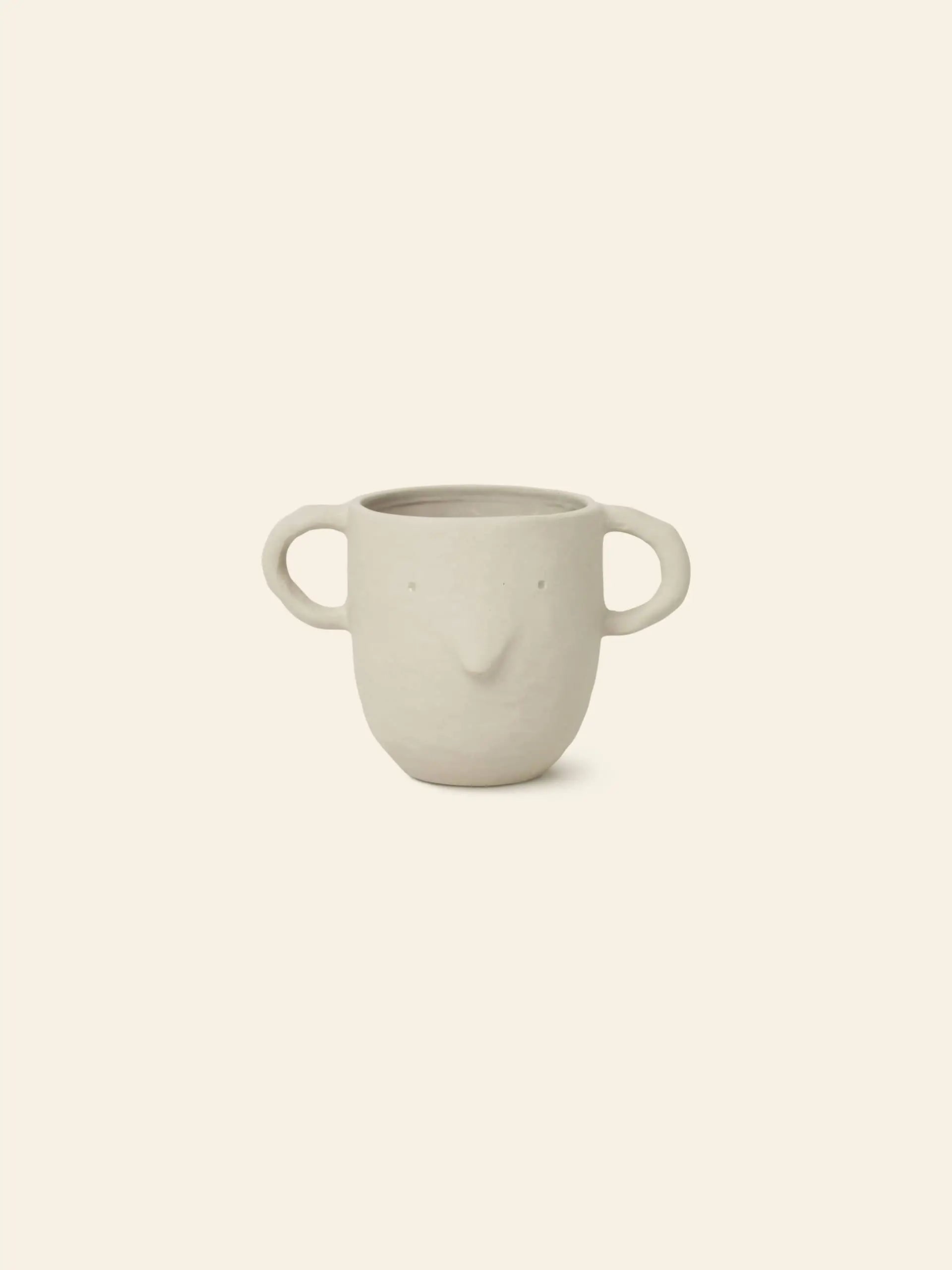 Ferm Living Mus Plant Pot Large Sand