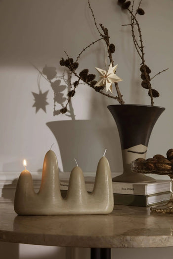 Ferm Living Stala Candle Sand