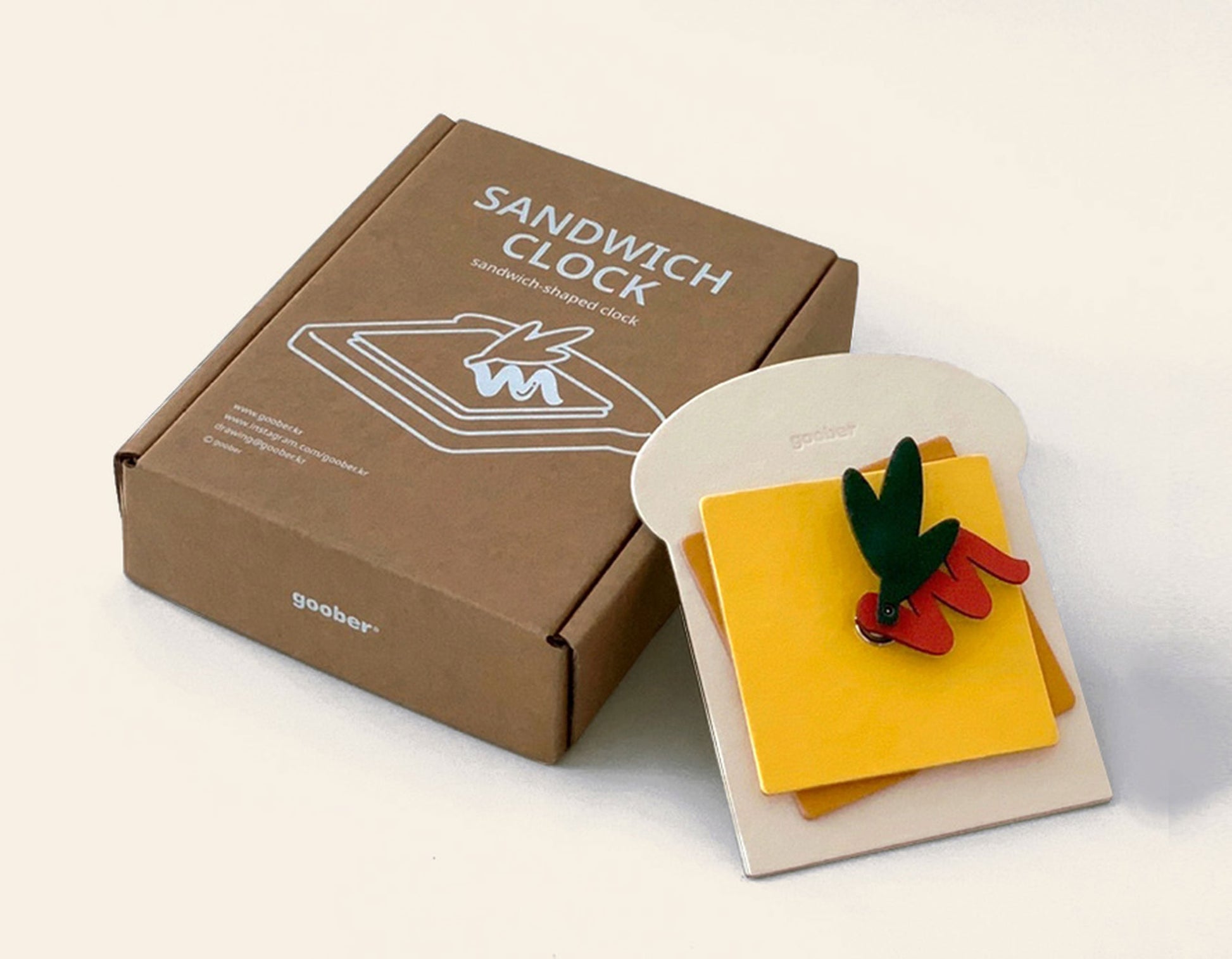 goober Sandwich Clock