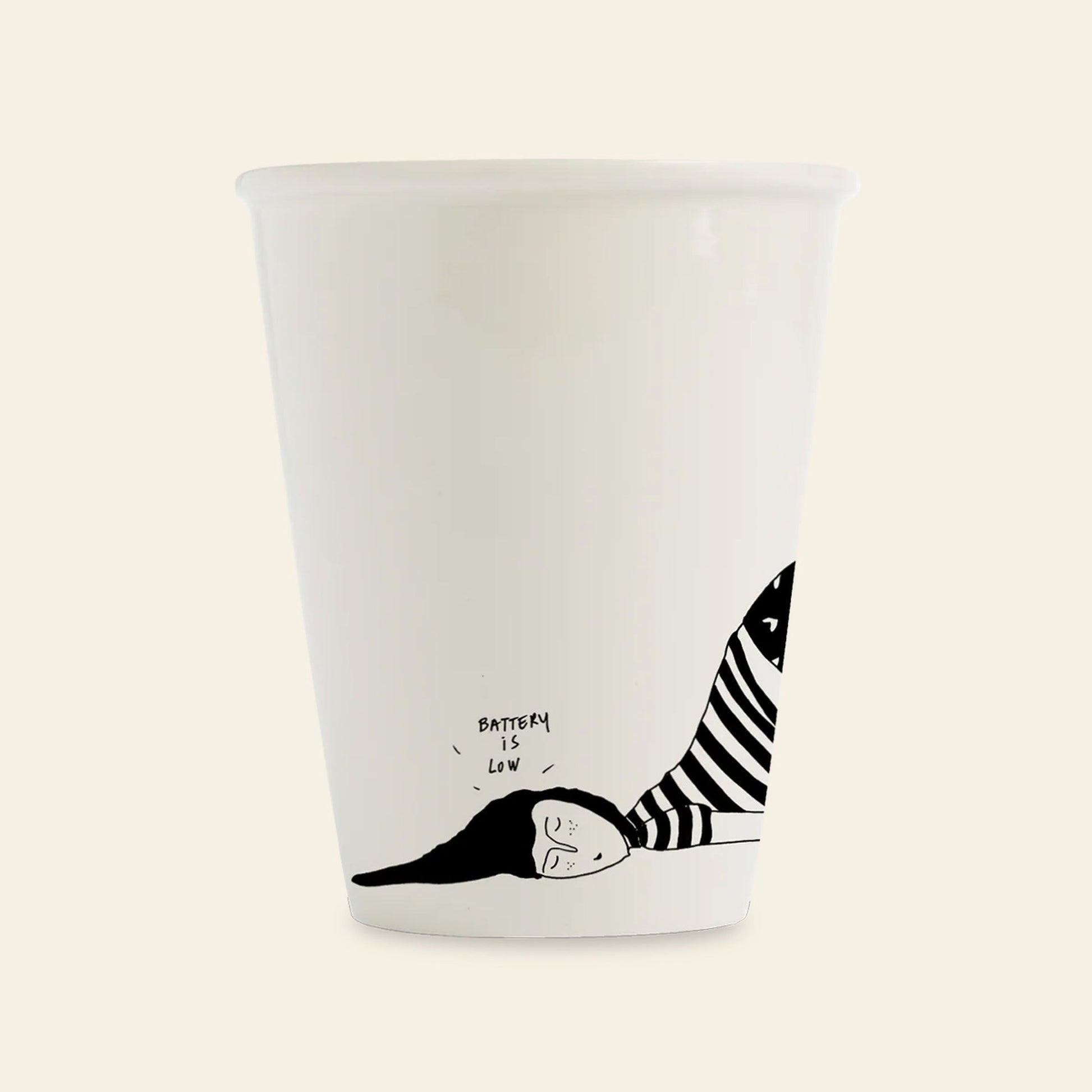 helen b Battery Low Cup