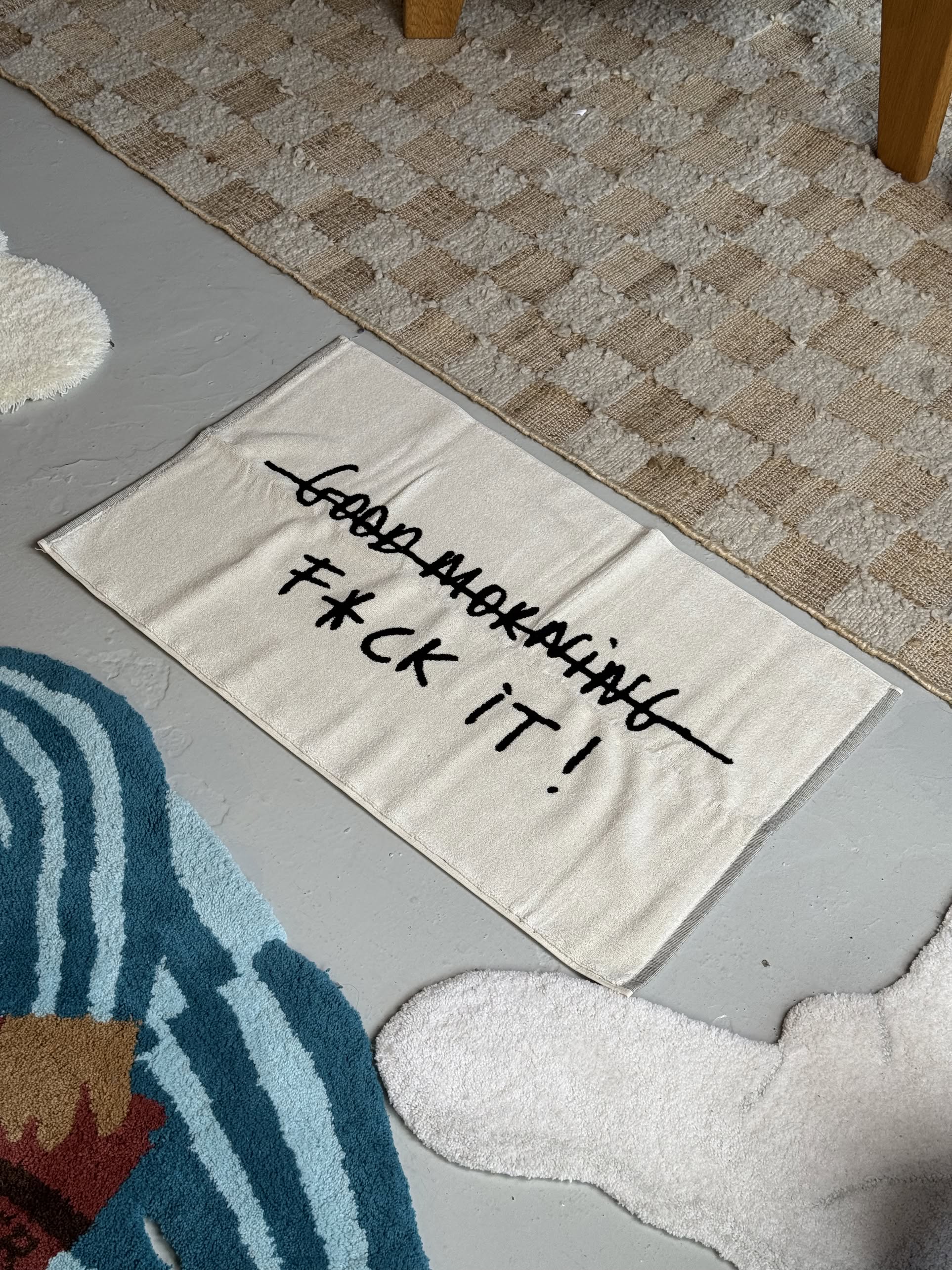 helen b F*ck It Bath Mat