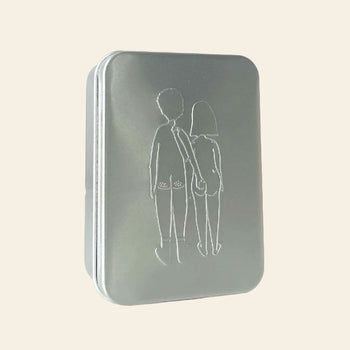 helen b Naked Couple Back Soap Box