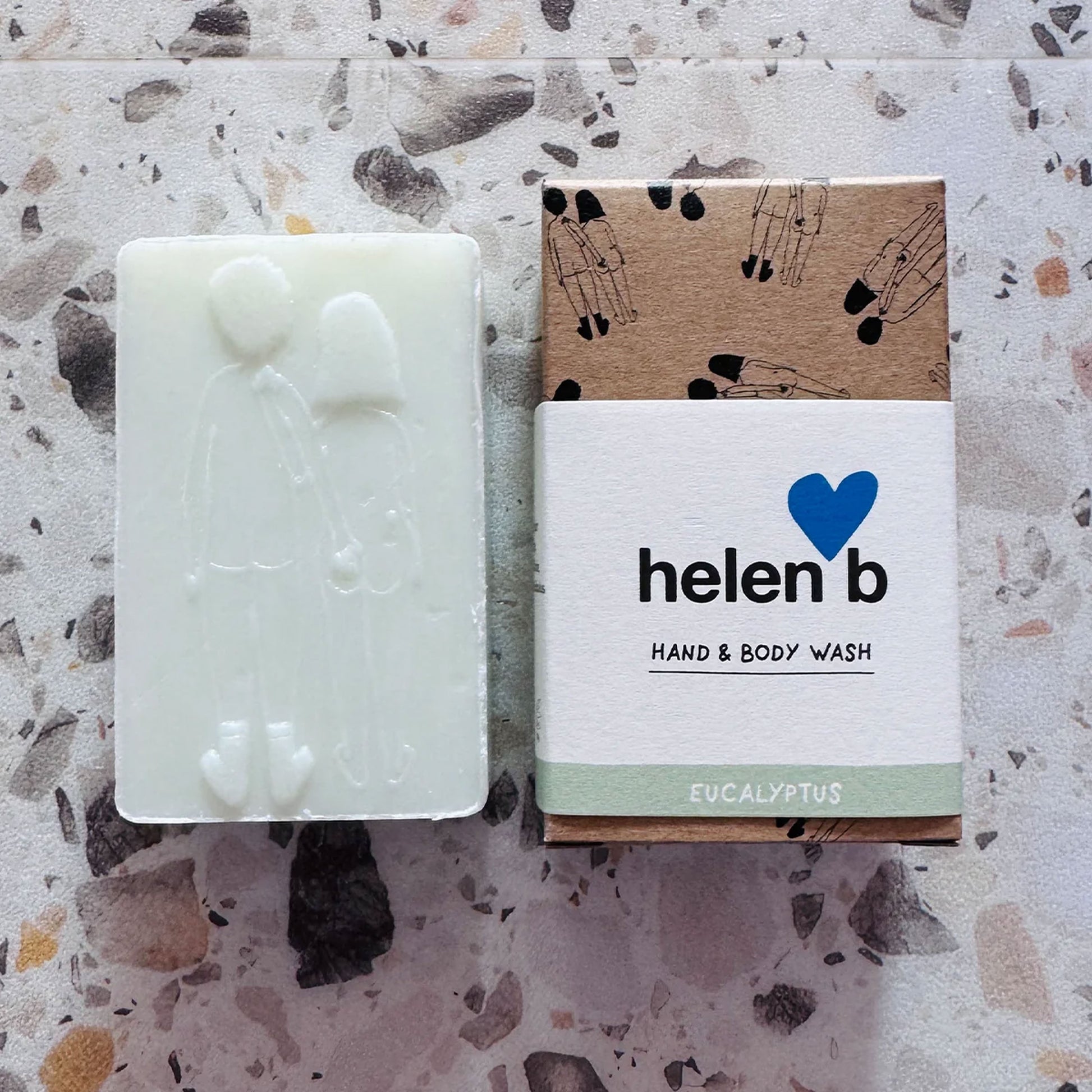 helen b Naked Couple Back Soap Eucalyptus