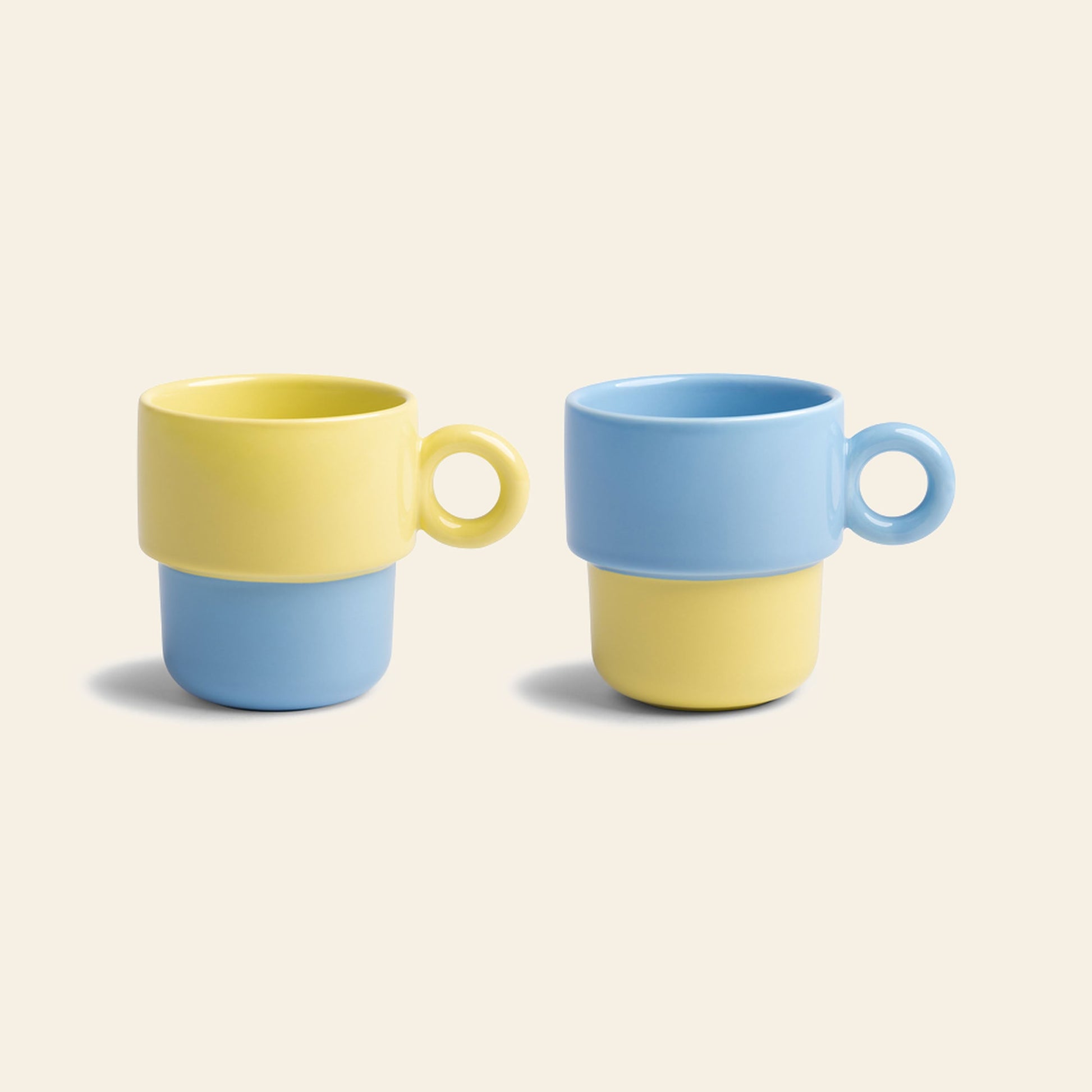 &klevering Chiquito Mug Large Set of 2 Blue