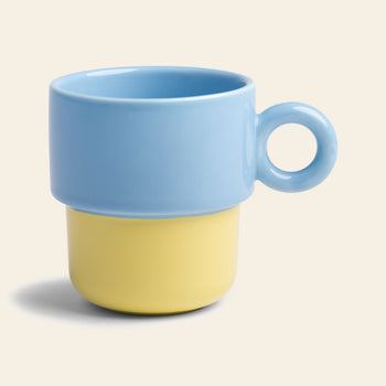 &klevering Chiquito Mug Large Set of 2 Blue
