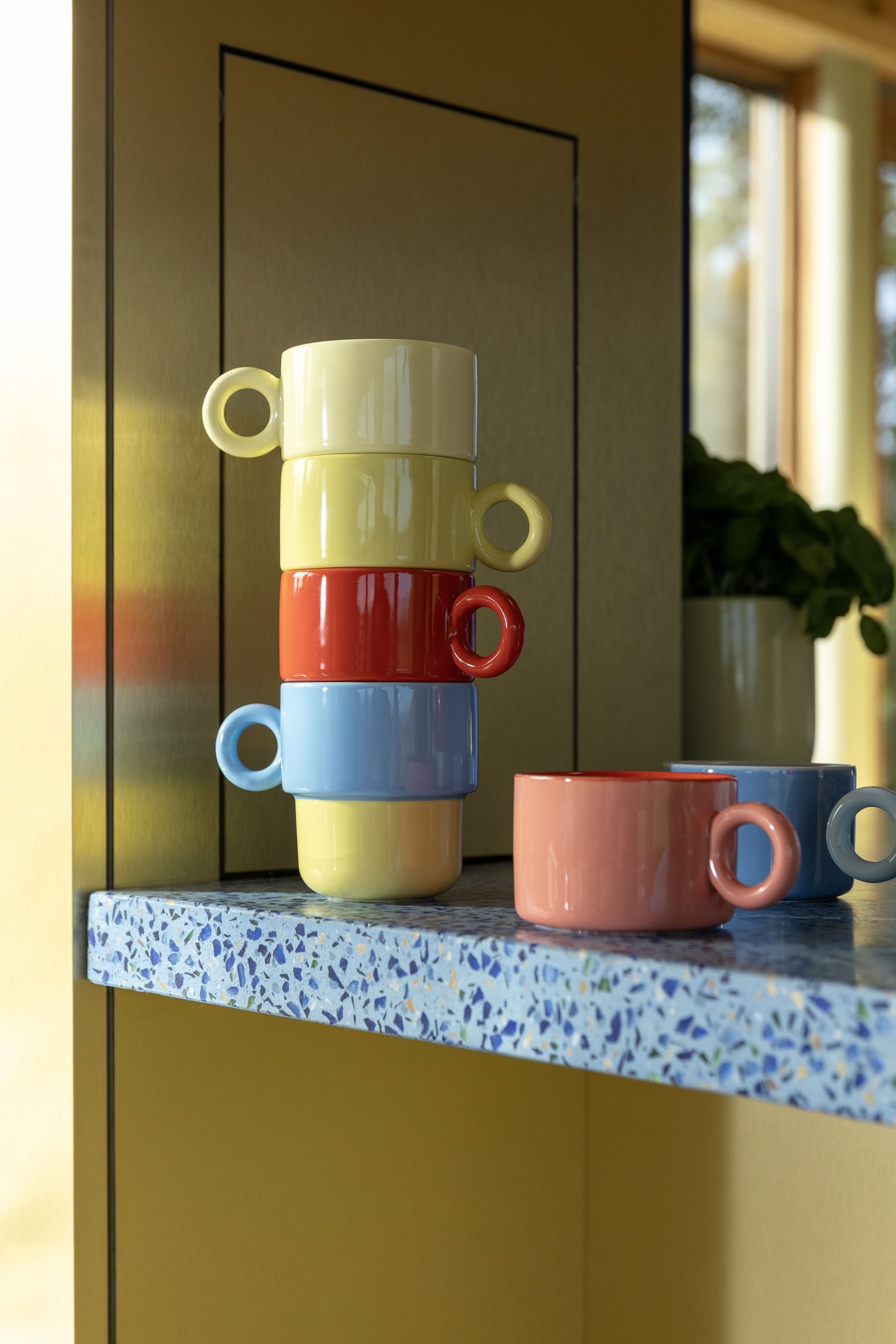 &klevering Chiquito Mug Large Set of 2 Blue