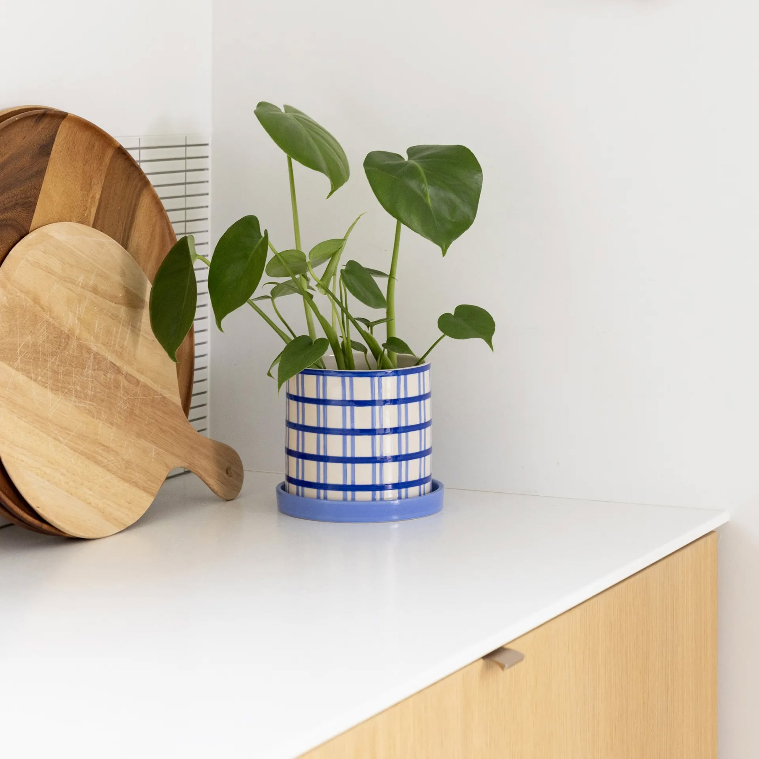 &klevering Clash Grid Planter - Multicolour