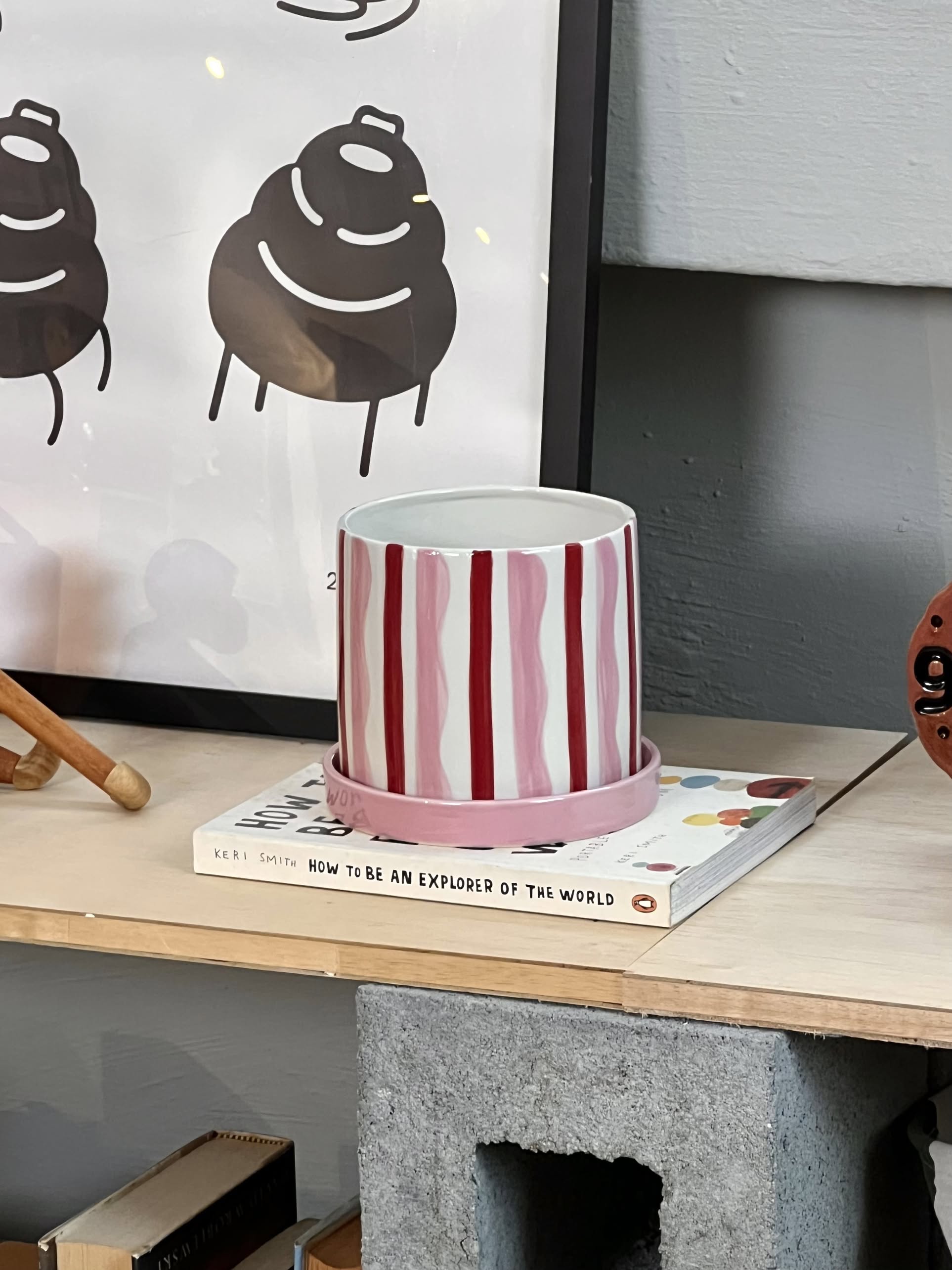 &klevering Clash Wiggle Planter - Multicolour