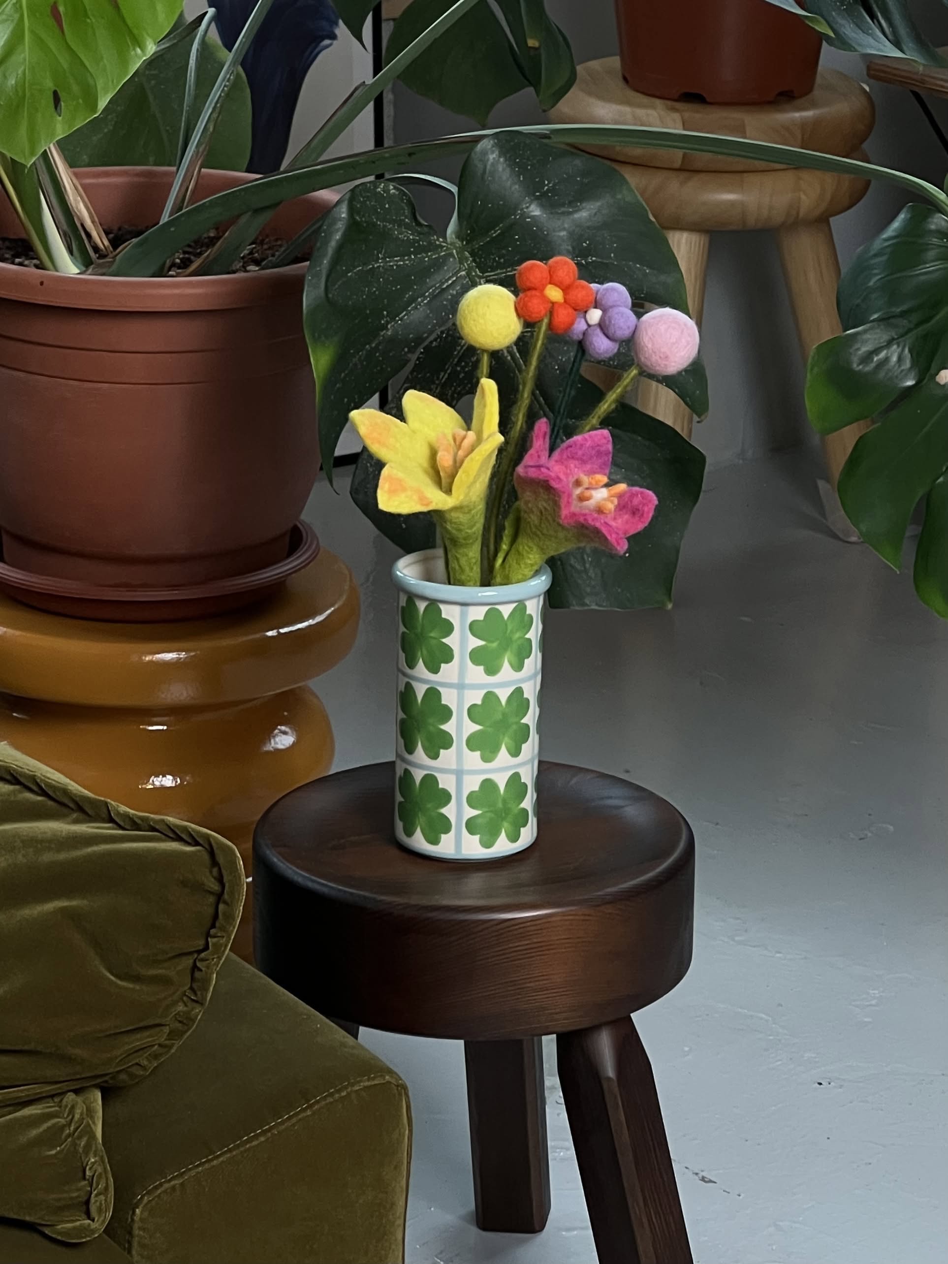 &klevering Clover Patch Vase Multicolour