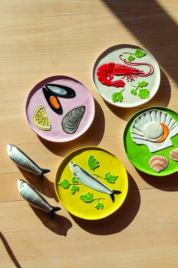 klevering De La Mer Plate Set of 4 Multicolour 6