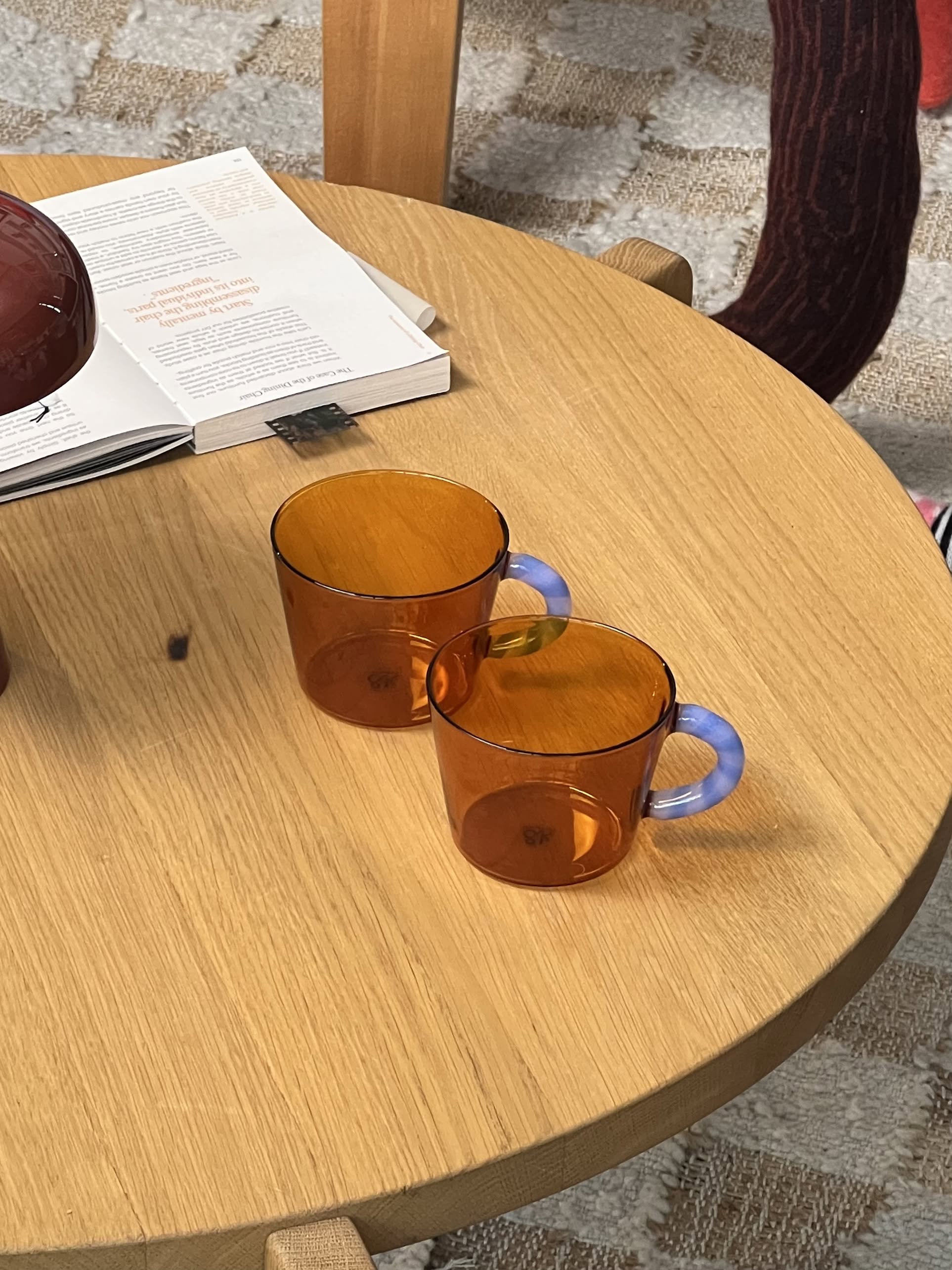 &klevering Duet Amber Glass, Set of 2