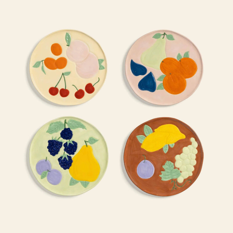 &klevering Fruitful Plate, Set of 4