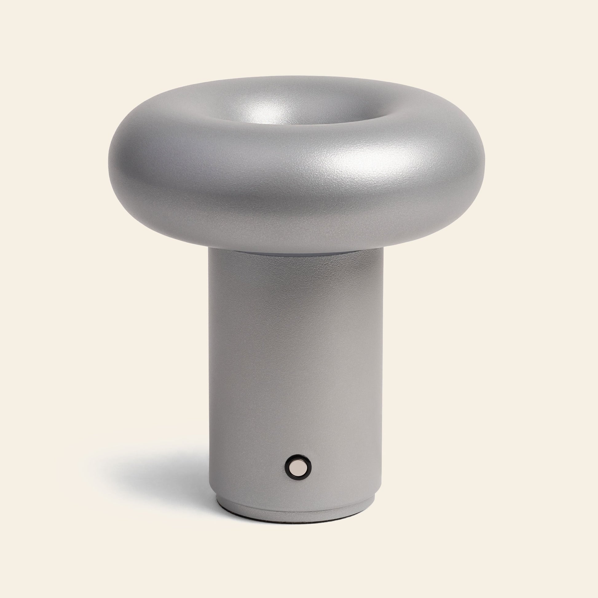 &klevering Glimpse Portable Lamp Frosted Silver