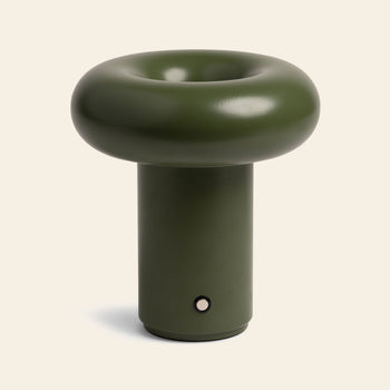&klevering Glimpse Portable Lamp Moss Green
