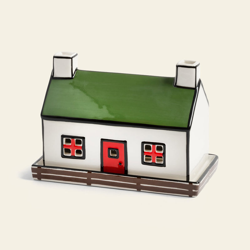 &klevering Haines Bungalow Tealight Holder - Multicolour