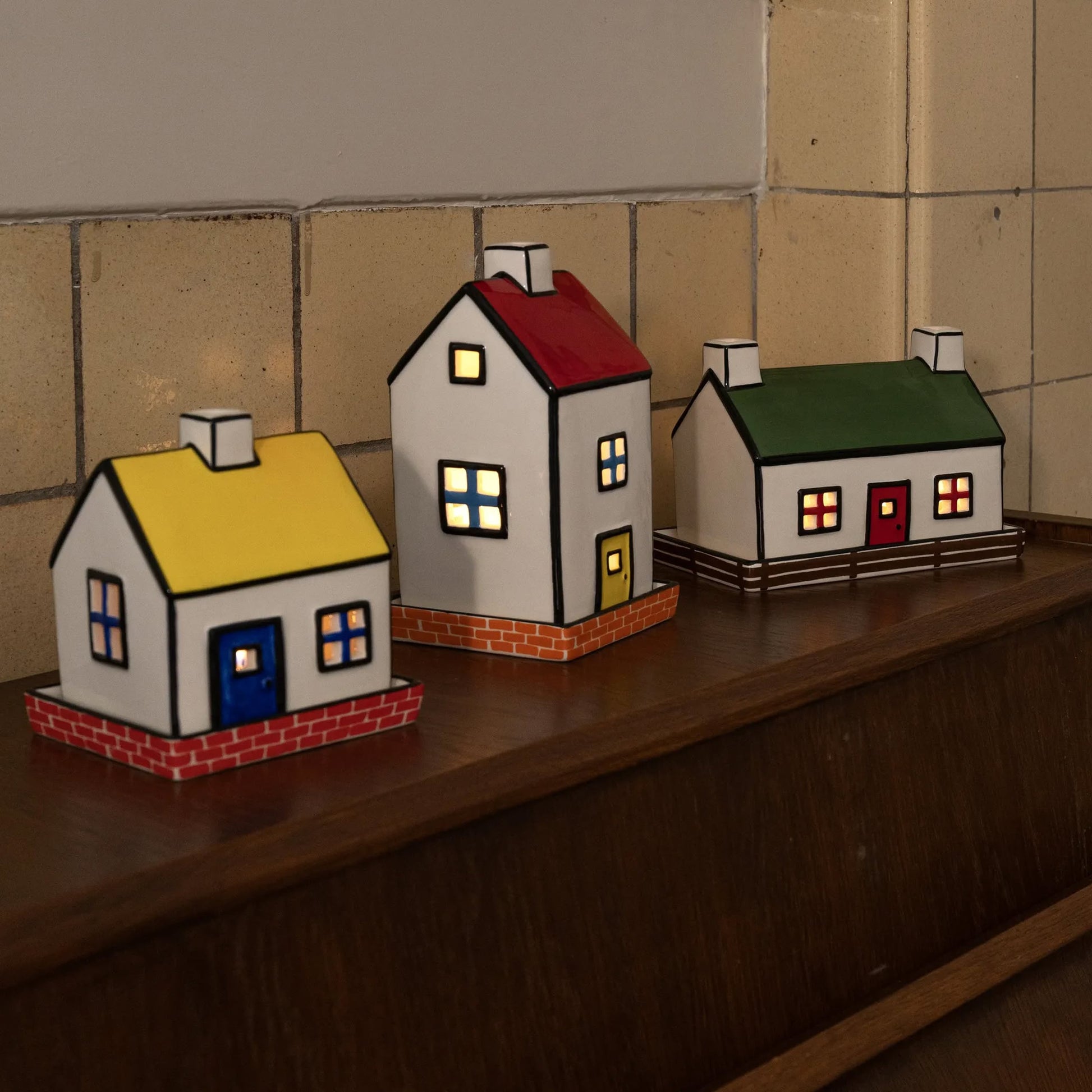 &klevering Haines Townhouse Tealight Multicolor