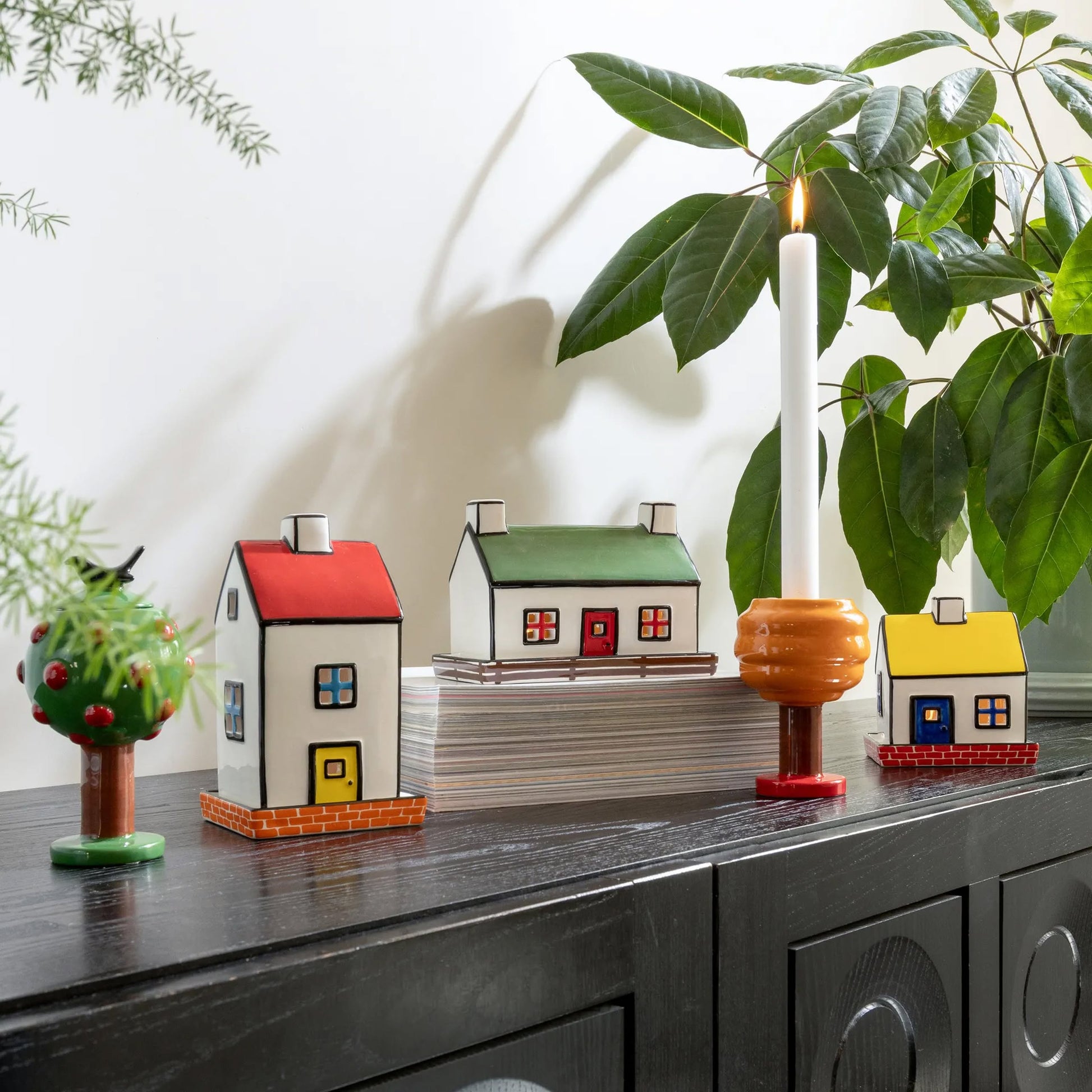 &klevering Haines Townhouse Tealight Multicolor