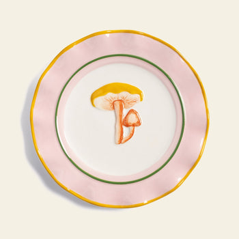 &klevering Magic Mushroom Plate Set of 4 Multicolour