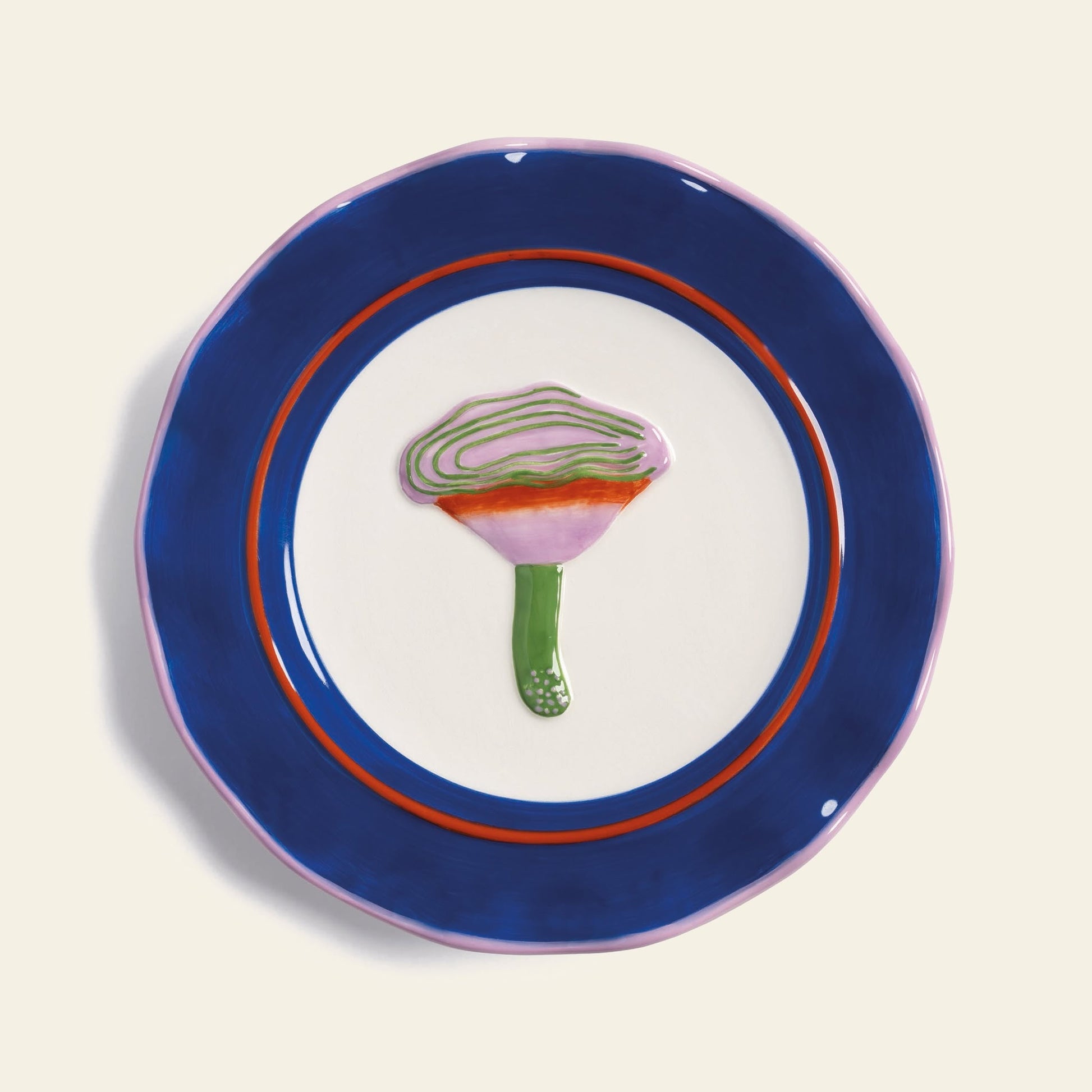 &klevering Magic Mushroom Plate Set of 4 Multicolour