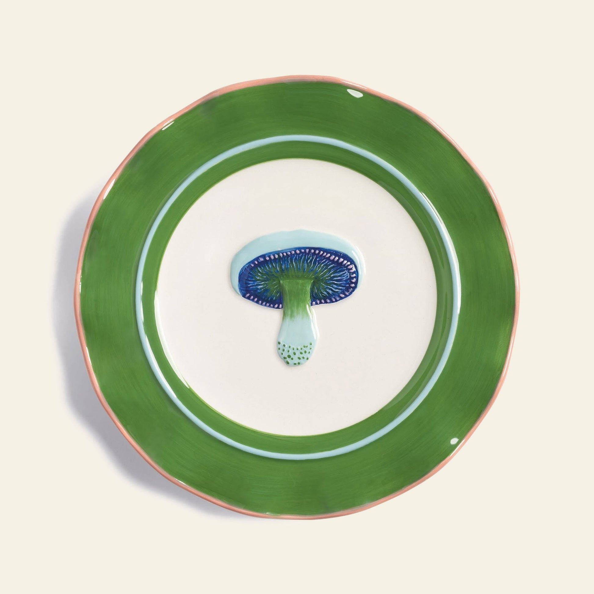 &klevering Magic Mushroom Plate Set of 4 Multicolour