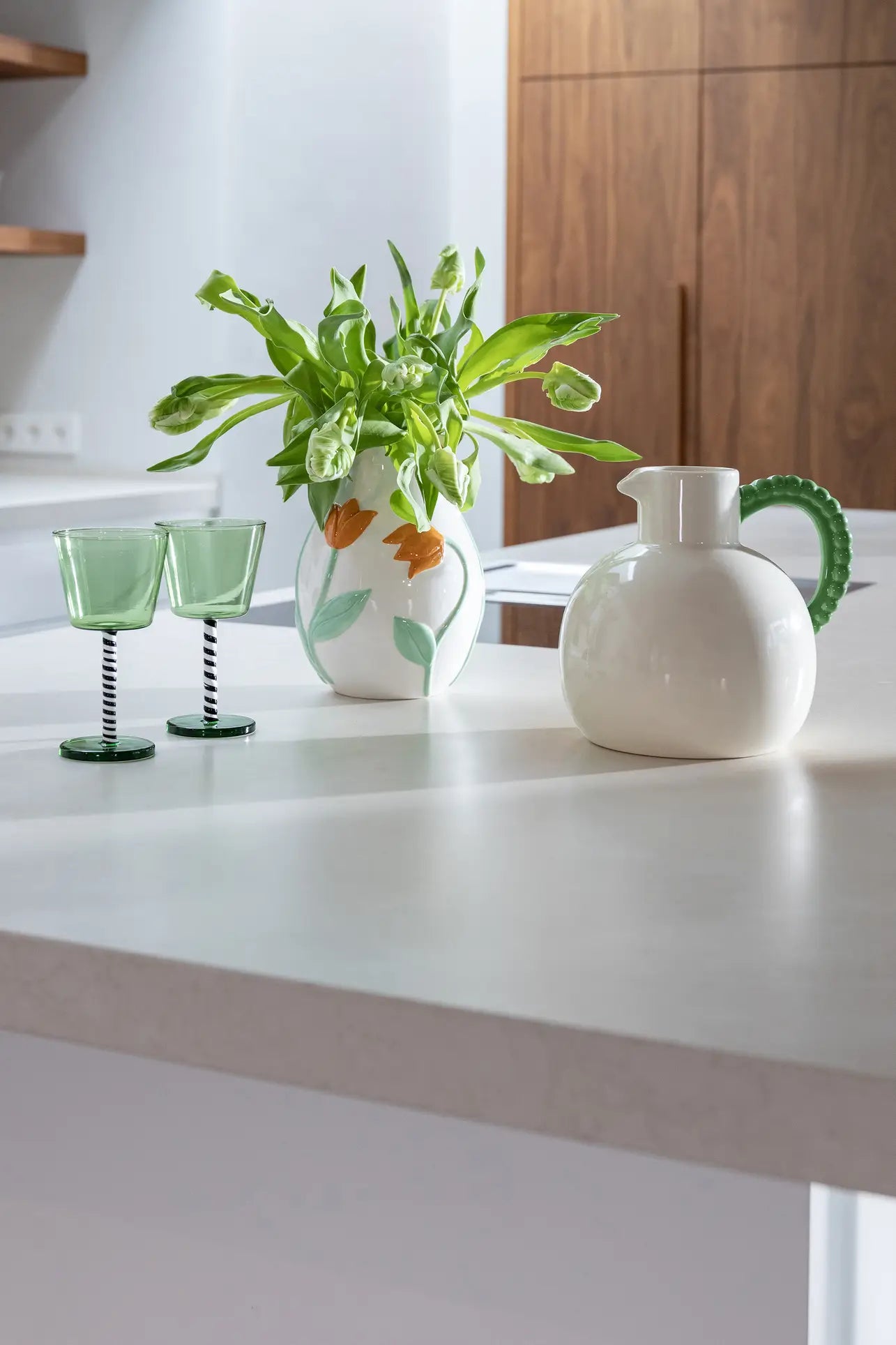 &klevering Perle Jug Green