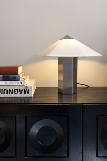 &klevering Phira Table Lamp Brushed Steel