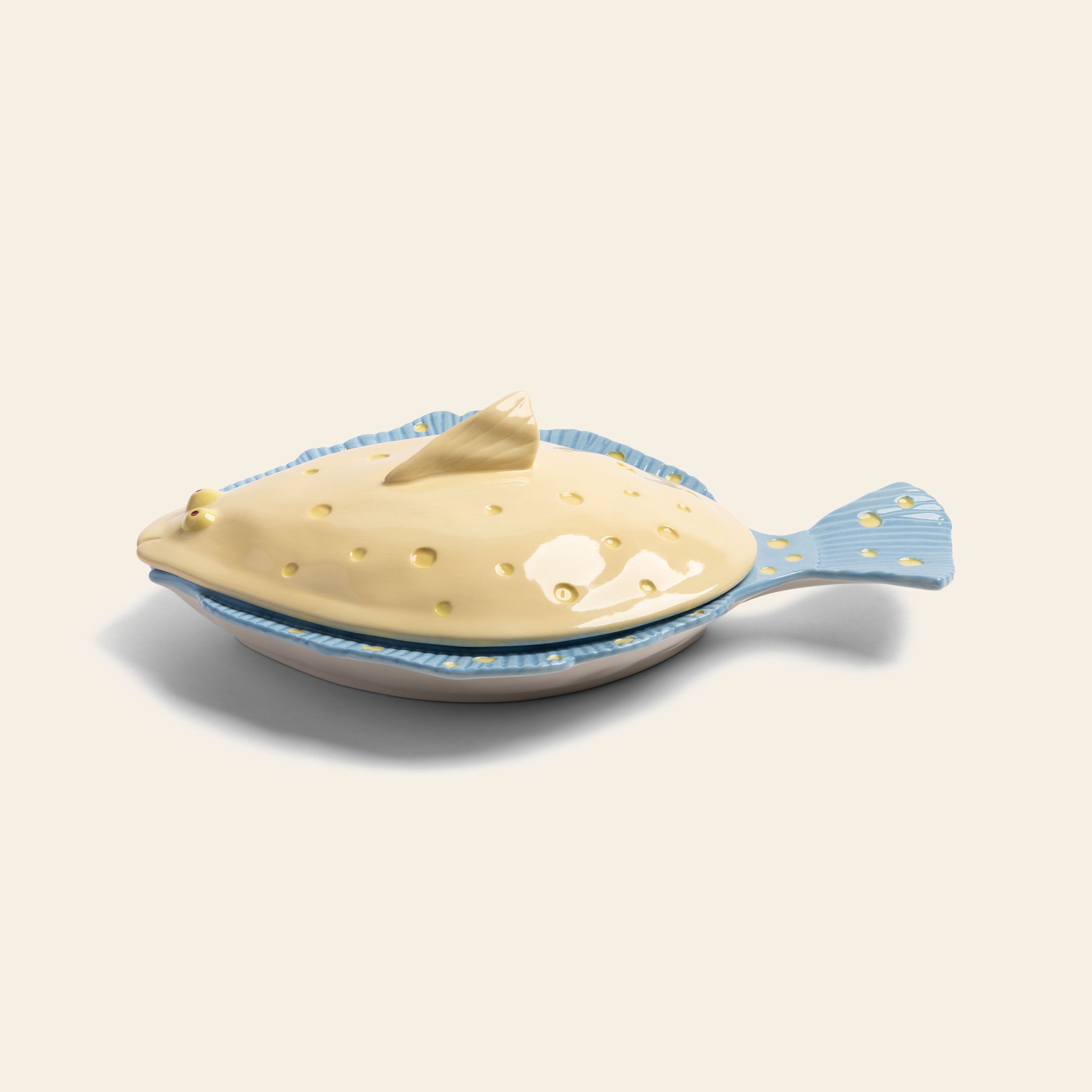 &klevering Plaice Tureen - Yellow