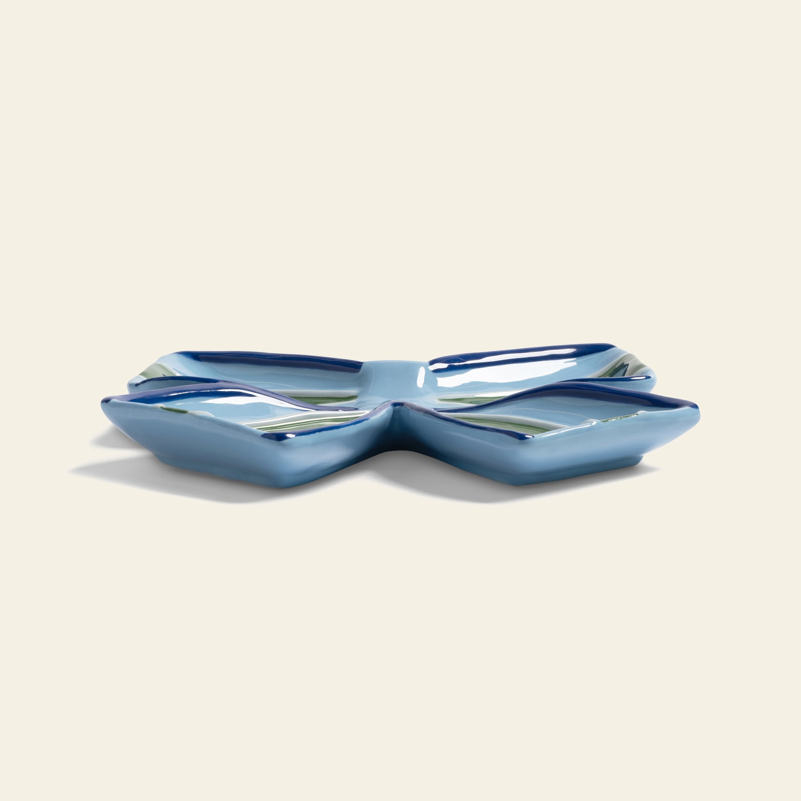 &klevering Ribbon Plate - Blue - Stacked Store