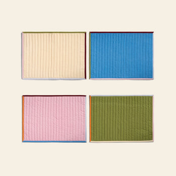 &klevering Stitch Placemat Set of 4 Multicolour