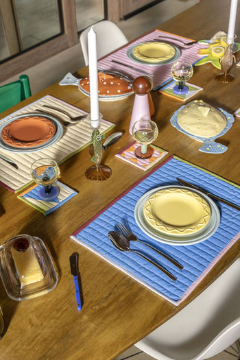 &klevering Stitch Placemat Set of 4 Multicolour