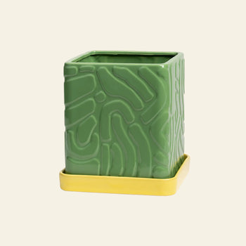 Klevering Tribe Planter Green