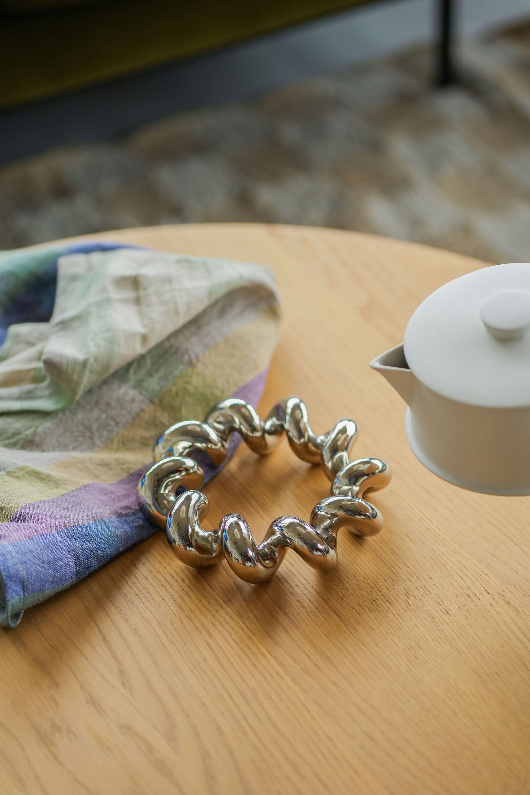 &klevering Twist Trivet Silver