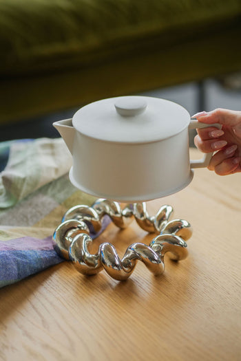 &klevering Twist Trivet Silver