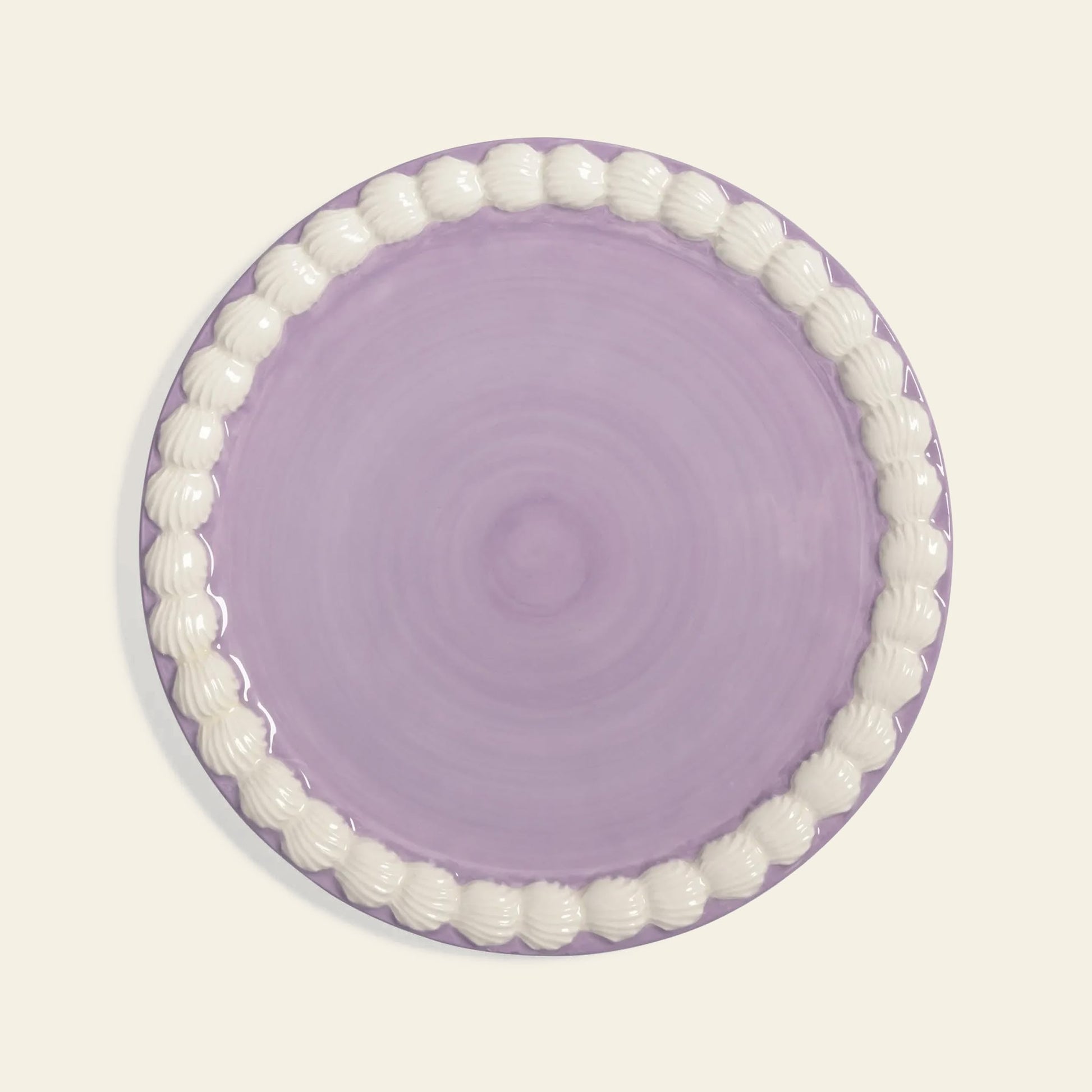 &klevering Whipped Plate #2 Set of 4 Multicolour