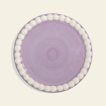 &klevering Whipped Plate #2 Set of 4 Multicolour