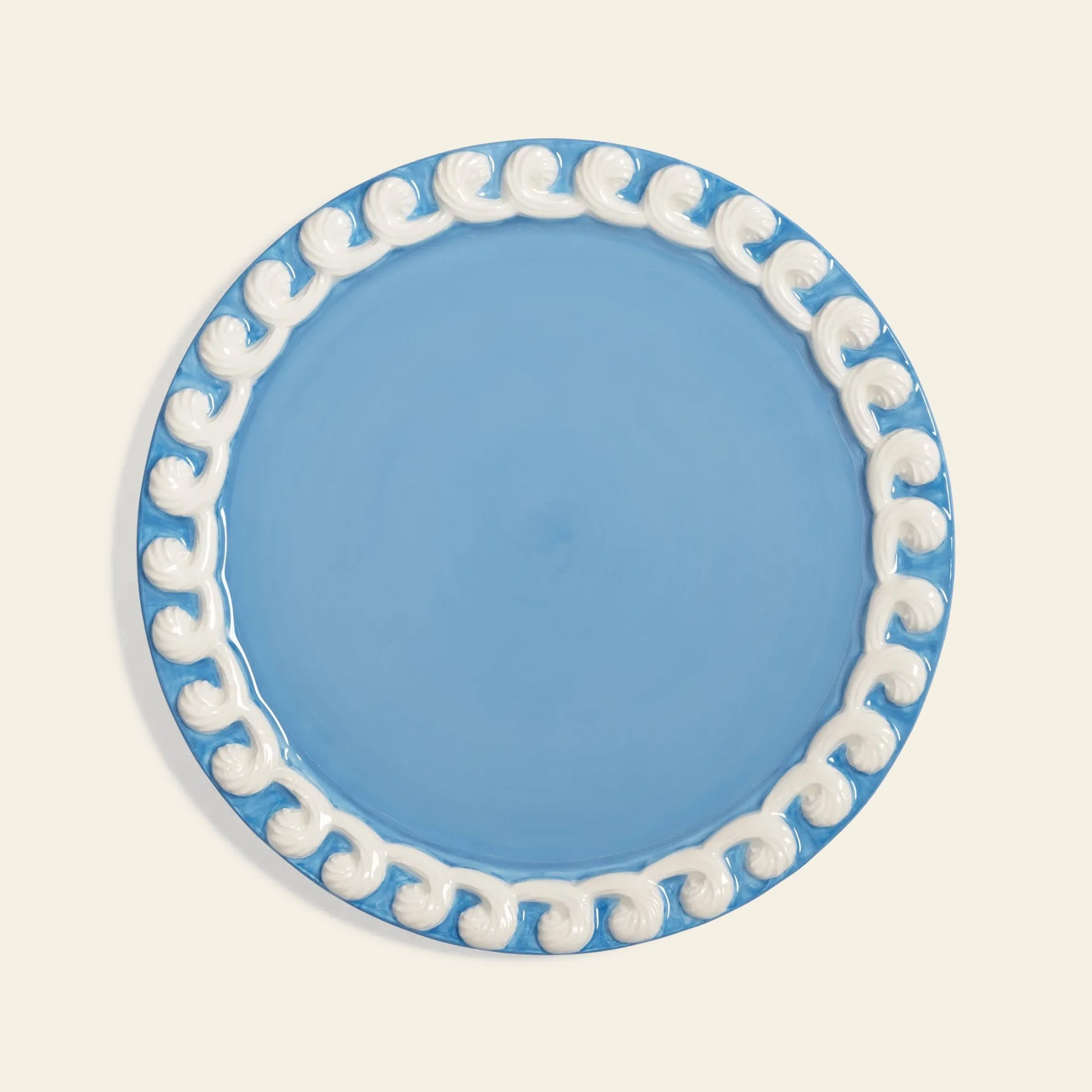 &klevering Whipped Plate #2 Set of 4 Multicolour