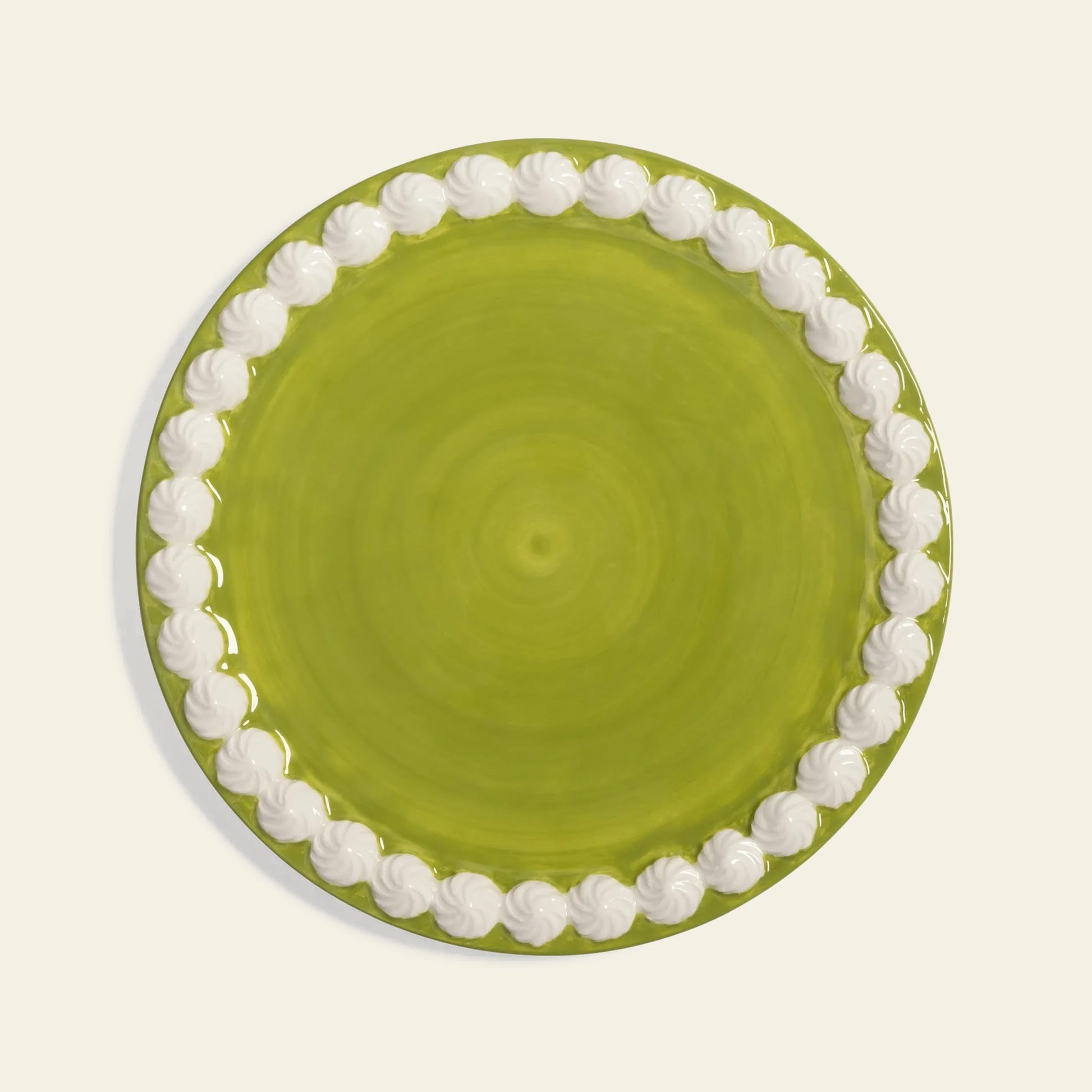 &klevering Whipped Plate #2 Set of 4 Multicolour