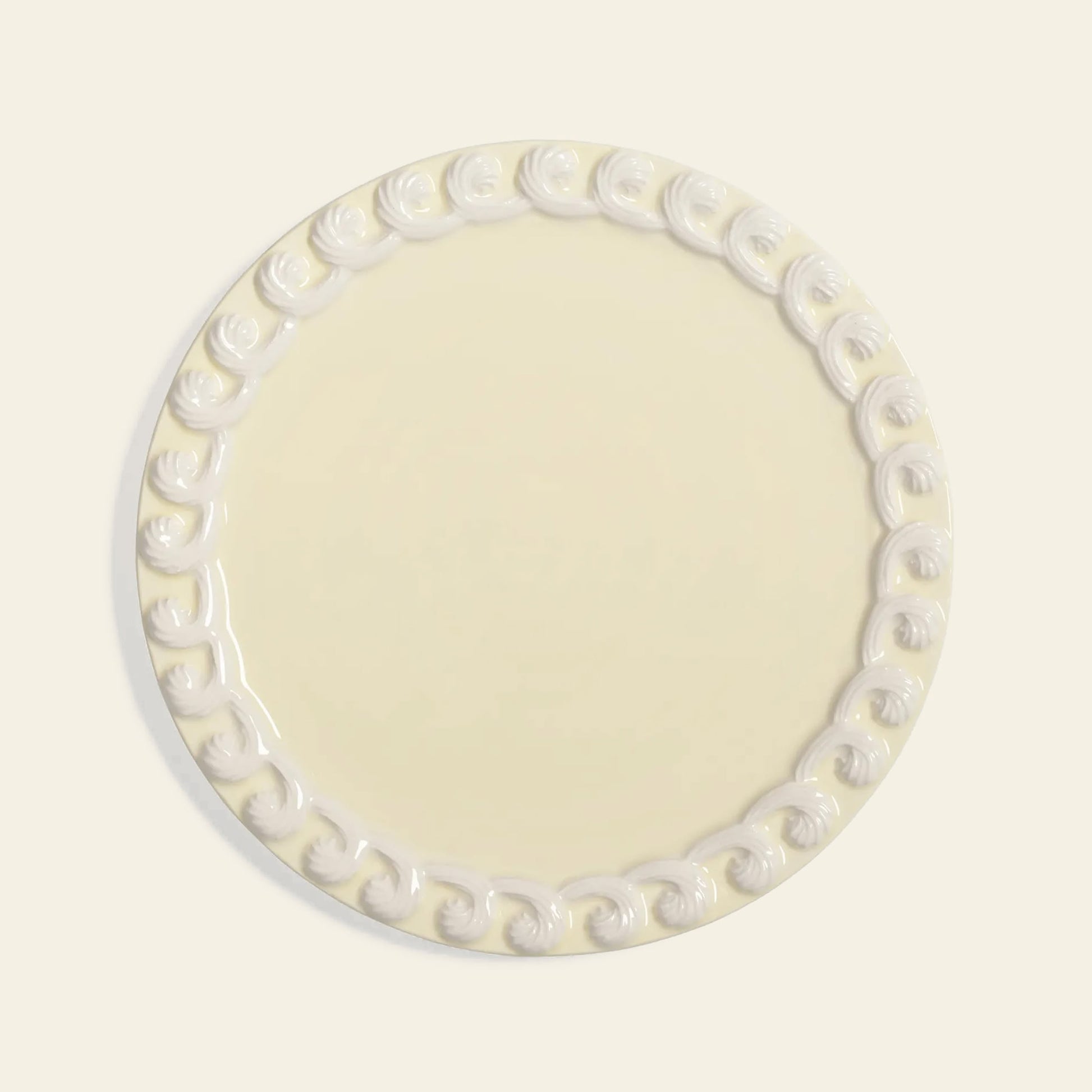 &klevering Whipped Plate #2 Set of 4 Multicolour