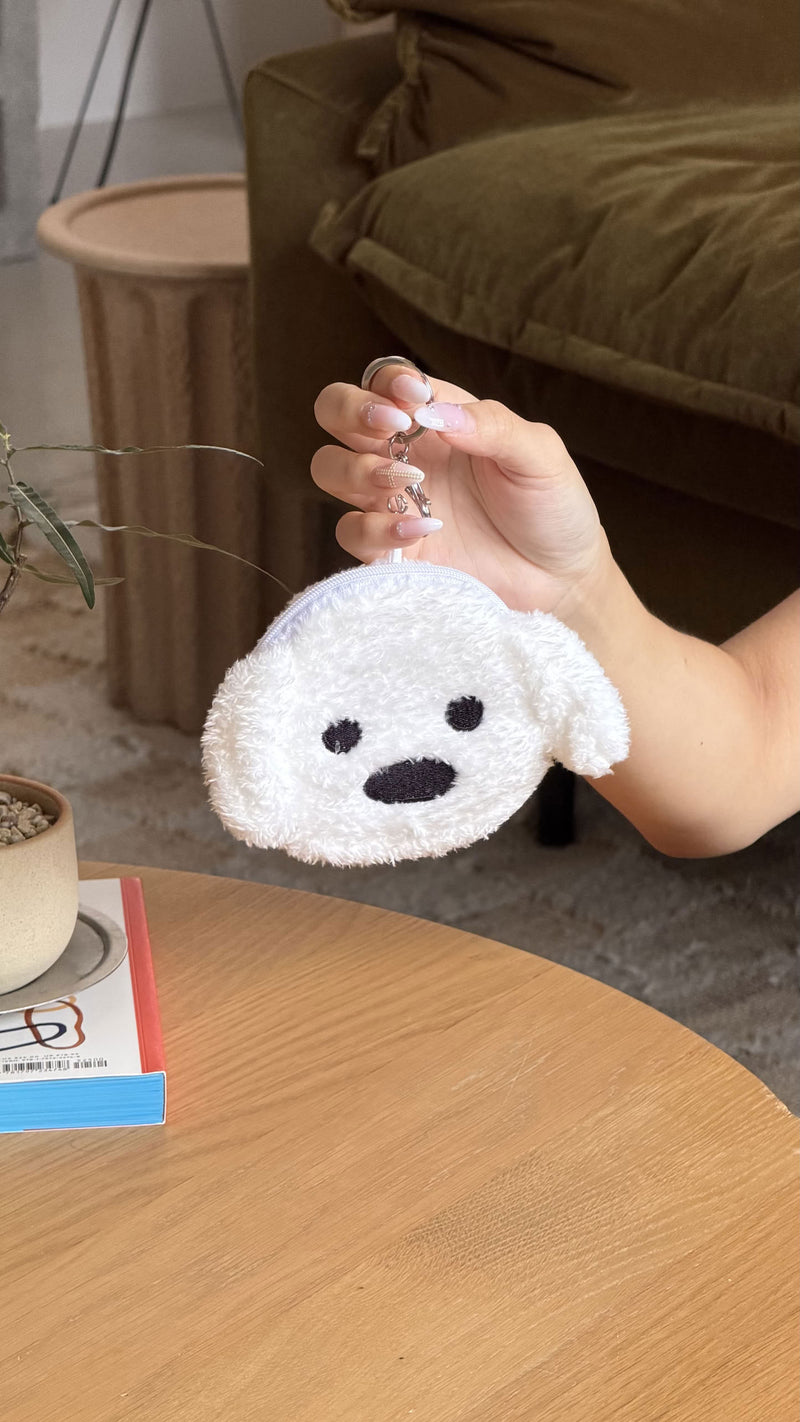 matsui DOGS Plush Coin Purse Flat