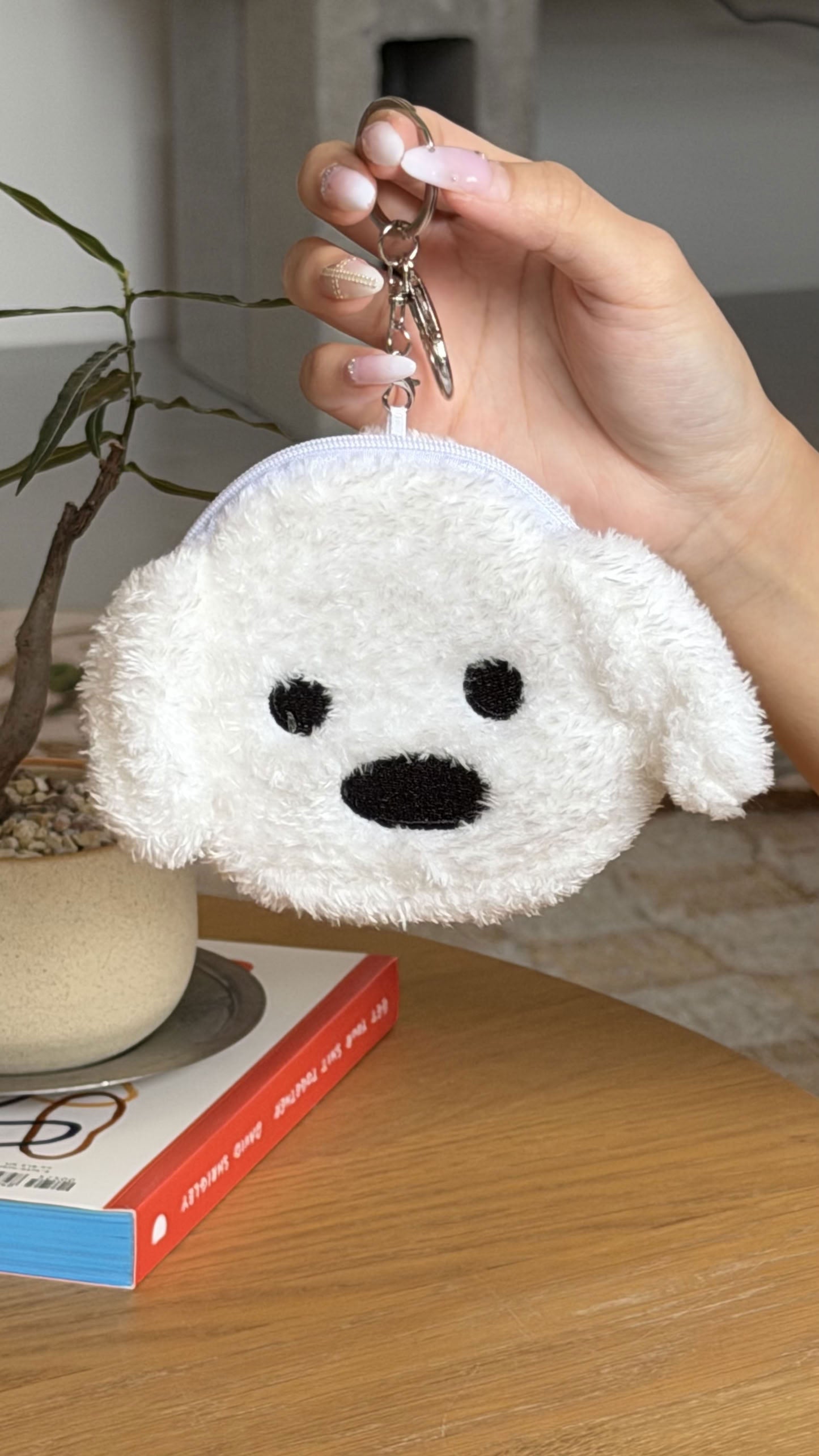 matsui DOGS Plush Coin Purse Flat