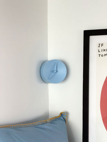 mosery Corner Clock Sky Blue
