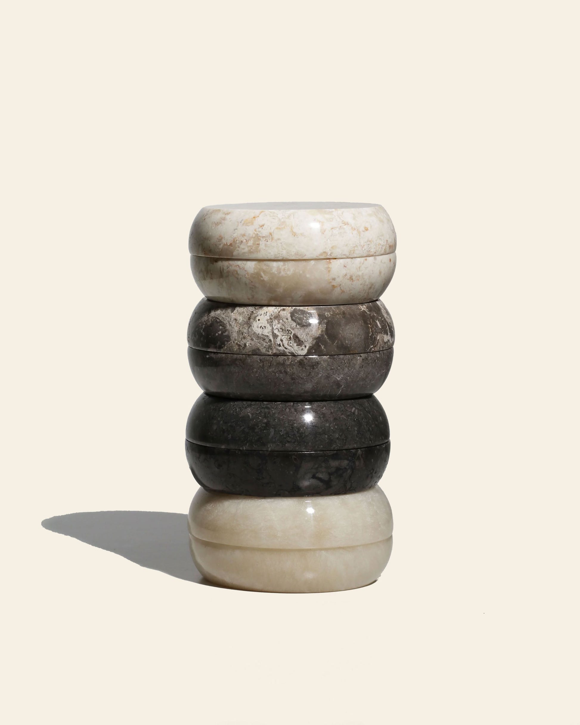 stillgoods Berg Double Lid Box Black Marble