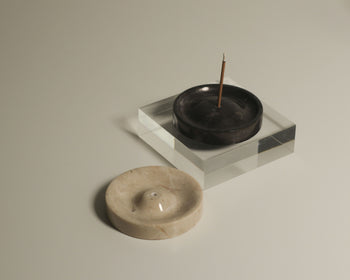 stillgoods Ebb Incense Holder Black Marble 5