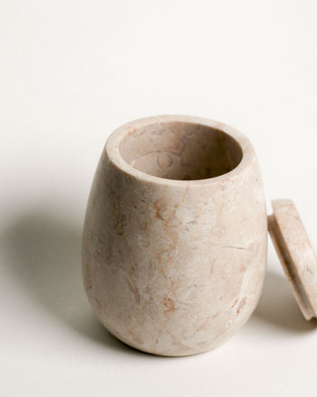 stillgoods Ecru Jar Cream Marble