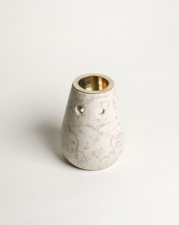 stillgoods Eli Oil Burner Cream Marble 3